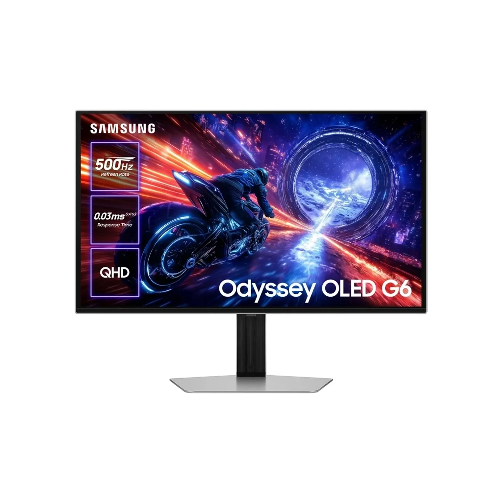 Samsung Odyssey OLED G6 (G60SF): доступні 500 Гц
